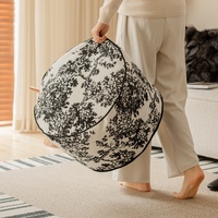 Estilo francés negro blanco estilo chino cuadrado chenilla Jacquard futón perezoso sofá cojín para el hogar sala de estar