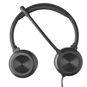 <span class=keywords><strong>Casque</strong></span> Stéréo <span class=keywords><strong>Haut</strong></span> <span class=keywords><strong>de</strong></span> <span class=keywords><strong>Gamme</strong></span> Circum-auriculaire avec Réduction <span class=keywords><strong>de</strong></span> Bruit Active (ANC) et Réduction <span class=keywords><strong>de</strong></span> Bruit Environnemental (ENC) Double, Interface Double USB Type-C <span class=keywords><strong>Filaire</strong></span>, en Cuir PU/PVC - Product Image 2
