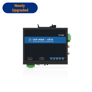 GCSY Çift Bantlı RS232 RS485 Seri - WiFi6 Dönüştürücü, MQTT SSL Quacomm Gigabit Portlu USR-W660 - Product Image 2