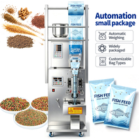 Machine d'emballage automatique de granulés d'aliments pour poissons avec système de formage, de remplissage et de thermoscellage de sacs pour petits granulés