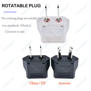 Chúng tôi xoay AUS cắm adapter, Nhật Bản Trung Quốc chúng tôi để EU Brazil Italy du lịch cắm Adapter AC Ổ cắm điện chuyển đổi - Product Image 2