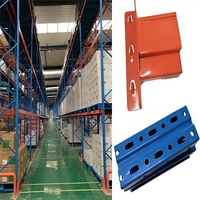 Étagère à palettes industrielle robuste à 5 niveaux en acier, stockage sélectif en entrepôt, protection contre la corrosion, finition par peinture en poudre