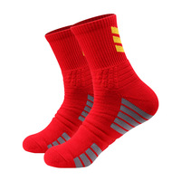 Vente en gros d'usine de chaussettes pour hommes chaussettes de sport de course en coton chaussettes Elite basket-ball