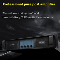 Penguat Audio Digital DW1300 4*2000W 4 Ohm Aluminium, Penjualan Terlaris dari Produsen, Daya Musik Sound Stage untuk Luar Ruangan
