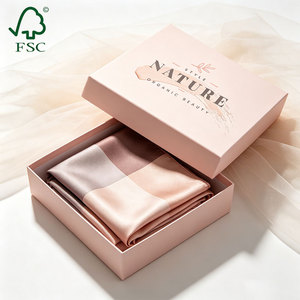 Scatola Regalo di Lusso in Cartone Personalizzabile, Confezione Rigida Premium per Sciarpe di Seta, Lingerie, Asciugamani, Calze, con Coperchio <span class=keywords><strong>e</strong></span> Base - Product Image 1