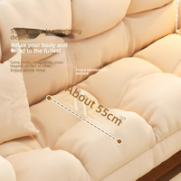 Petit canapé pour petits appartements, canapé-lit simple inclinable et transformable pour location, canapé-lit pliable