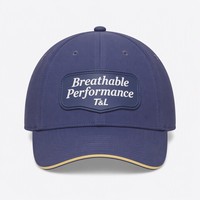 Casquette de baseball 6 panneaux en polyester avec logo personnalisé, ajustable, décontractée, imperméable, respirante, haute performance pour l'extérieur