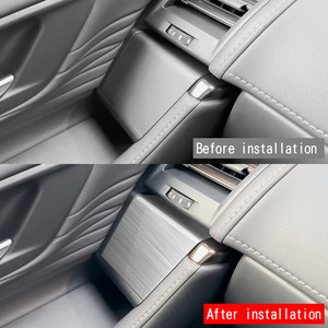 Pour ALPHARD/ VELLFIRE 40 série 2023 couvercle de panneau décoratif en acier inoxydable sur interrupteur en verre Kits d'accessoires intérieurs - Product Image 5