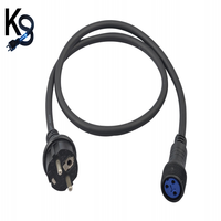 Câble d'alimentation étanche IP65 True Gauge, âme en cuivre pur, 12V 220V, faible perte, pour équipement de scène et de studio