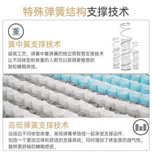 ที่นอนสปริงเจล Simmons Go03 หนา 33 ซม. นุ่ม ระบายอากาศ ป้องกันไรฝุ่น ผลิตจากยางลาเท็กซ์ สำหรับใช้ในบ้าน - Product Image 4