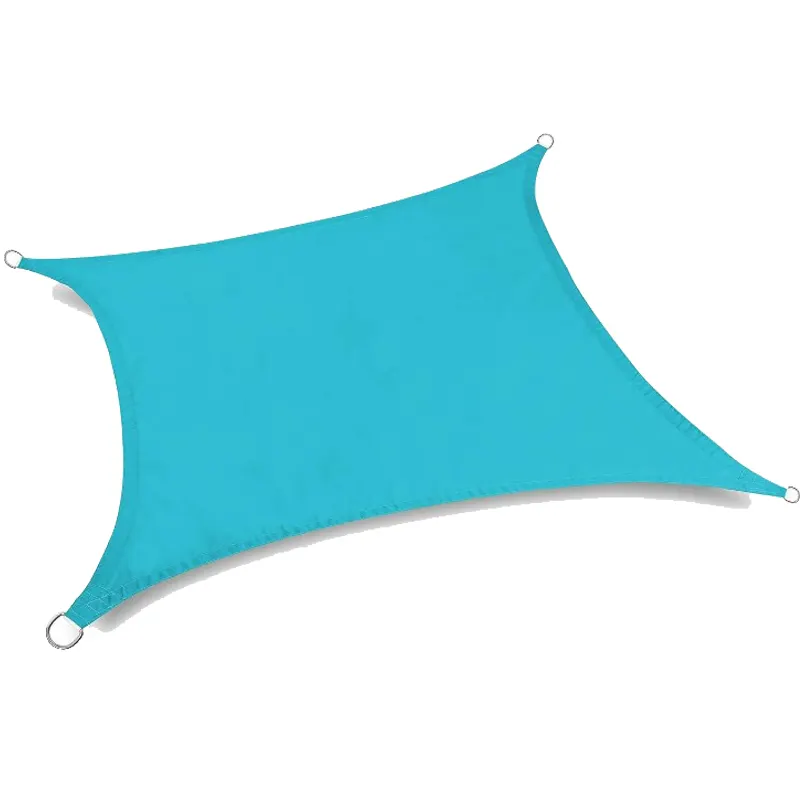 Canopy Polyethylen Sun Shade Sails Außenhof Kleines dreieckiges Shade Sail HDPE Weave Shade Sail