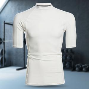 Camiseta Deportiva Corta Transpirable para Mujer Hukangjie G4Free, Spandex/Poliéster, Protección Solar UPF 50+, para Gimnasio, Senderismo, Secado Rápido, Protección UV - Product Image 1