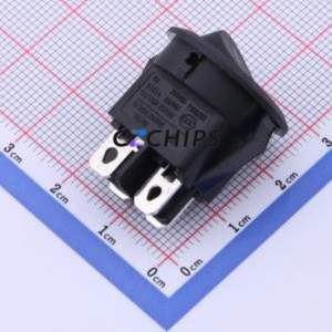 RS601D2-2010011BB Rocker Switch Through hole Component (THT) Switch 23mm 23mm Concave Bend Solder Tab - Product Image 2