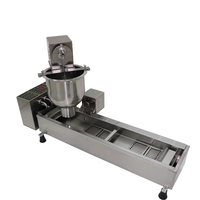 Machine à beignets professionnelle à une seule rangée, électrique, avec écran numérique, mini-friteuse à beignets en acier inoxydable