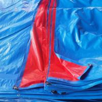Bâche en polyéthylène robuste, imperméable, en PE, tissée, légère, pour la vente en gros, autres tissus