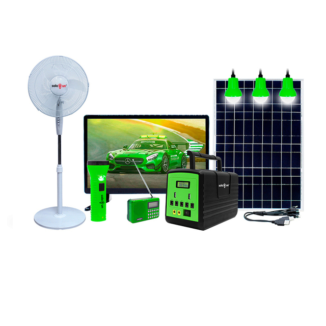 Home Power Kit Panel Energy for Battery Generator Portable Complete Camping Lantern With Products and Set Cell All Solar System