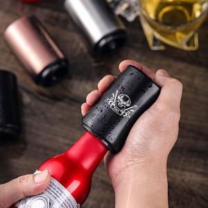 Portable Stainless Steel Bottle Opener Magnetic Automatic Beer and Wine Opener Modern Bar Tools Bier Flesopener - Product Image 1