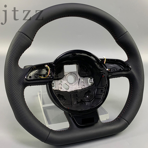 Volante Deportivo de Cuero de Alta Calidad para <span class=keywords><strong>Audi</strong></span> A3 S3 <span class=keywords><strong>RS3</strong></span> A4 S4 RS4 A5 S5 RS5 B9 B8, Modificación Interior Automotriz - Product Image 2