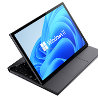 Ordinateur portable 2-en-1 de 10,1 pouces, mini, portable, pour les affaires, avec fonction de déverrouillage facial, processeur Intel Core i3 12e génération, Windows 11, WiFi 6
