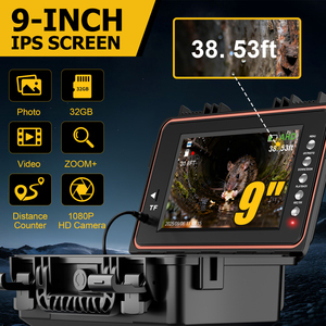 Caméra d'inspection de canalisation 20M-50M 512Hz auto-nivelante 1080P avec câble de 7 mm, caméra vidéo portable à tige de traction pour plomberie et drainage - Product Image 2