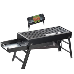 Barbecue japonais pliable en <span class=keywords><strong>fonte</strong></span> BayKingwin, barbecue au charbon de bois, <span class=keywords><strong>raclette</strong></span>, fumoir, teppanyaki, barbecue portable pour le camping, pour 3 à 5 personnes - Product Image 4