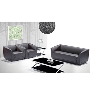 Ensemble de canapés en cuir pour salon, mobilier de salon, canapés de luxe pour salon - Product Image 4