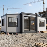 Maison mobile préfabriquée, conteneur extensible épaissi, mini-maison avec salle de bain, prête pour les hôtels