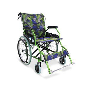 Folding Portable Wheelchair 46cm Seat Width Manual For Elderly Travel Disabled Mobility Aid Lightweight Easy Operation - Product Image 3