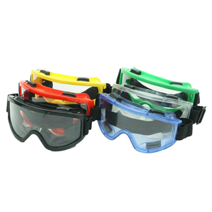 HBC工業用安全メガネ、曇り止め、傷防止、透明レンズ、防塵、防滴、PCフレーム安全メガネ - Product Image 1