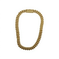 Chaîne de collier unisexe en or 10K de luxe personnalisée avec diamants Moissanite 14MM, style Miami Bling Cuban Link, pour Hip Hop, Rappeur, Cadeau de Mariage