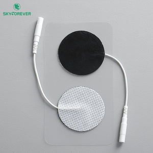 Fisioterapia Substituição Reutilizável 40mm Rodada Dezenas <span class=keywords><strong>Snap</strong></span> Massagem Eletrodos <span class=keywords><strong>Pads</strong></span> para <span class=keywords><strong>TENS</strong></span> Unidade Dispositivo - Product Image 4