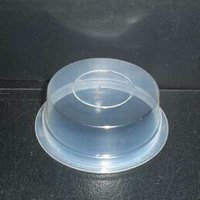 Gobelets transparents jetables à fond plat en PP de diamètre 62mm pour pouding, sauce pimentée, emballage, bols, récipients avec couvercles personnalisés
