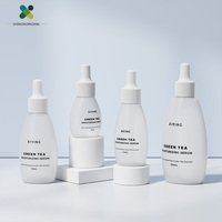 Flacon vide ovale en plastique blanc de 5/10/15/30 ml avec bouchon intérieur en PP, idéal pour les essences, les gouttes pour les yeux, les liquides nasaux, l'emballage