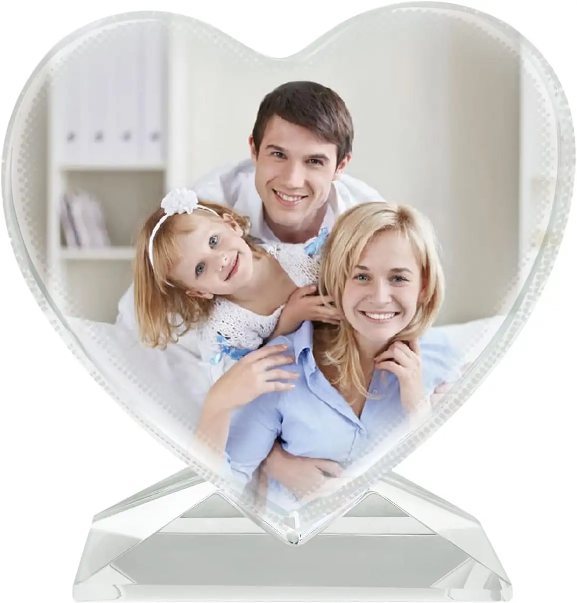Customized Photos Crystal sublimation blank For Valentine's Day Mother's Day Commemorative Frames Wedding Gifts Rooms Decor