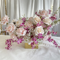 IFG 2025 – Boules florales roses populaires pour centres de table, petites jardinières décoratives pour mariage
