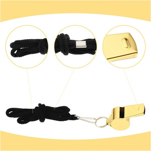 Sifflet personnalisé arbitre <span class=keywords><strong>de</strong></span> football 304 sifflet en acier inoxydable sifflet haut perché jeu <span class=keywords><strong>de</strong></span> balle <span class=keywords><strong>de</strong></span> police sifflet <span class=keywords><strong>de</strong></span> commande d'arbitre - Product Image 2