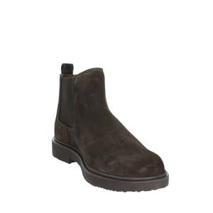 Botas de Media Caña para Hombre Geox U46H9B 00022, Estilo Chelsea de Gamuza Marrón, para Invierno - Product Image 5