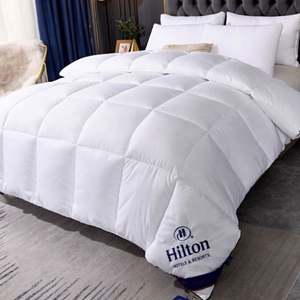 Edredón de Hotel de Tamaño Completo, Estampado, Ecológico, Estilo Vintage, Hecho a Mano, Relleno de Poliéster, Suministro del Fabricante Hilton - Product Image 2