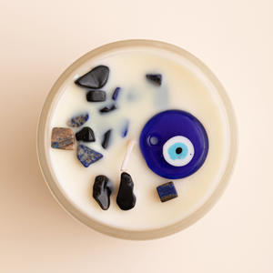 شمع صويا من خشب الصندل مصنوع يدويًا فاخر في <span class=keywords><strong>Leopard</strong></span> Zebra مزخرف لحفلات الزفاف في عيد الحب - Product Image 3