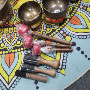 Nouvel arrivage bol spirituel pleine lune sept chakras brun naturel tibétain 7 chakras bols chantants ensemble pour la guérison Reiki - Product Image 5