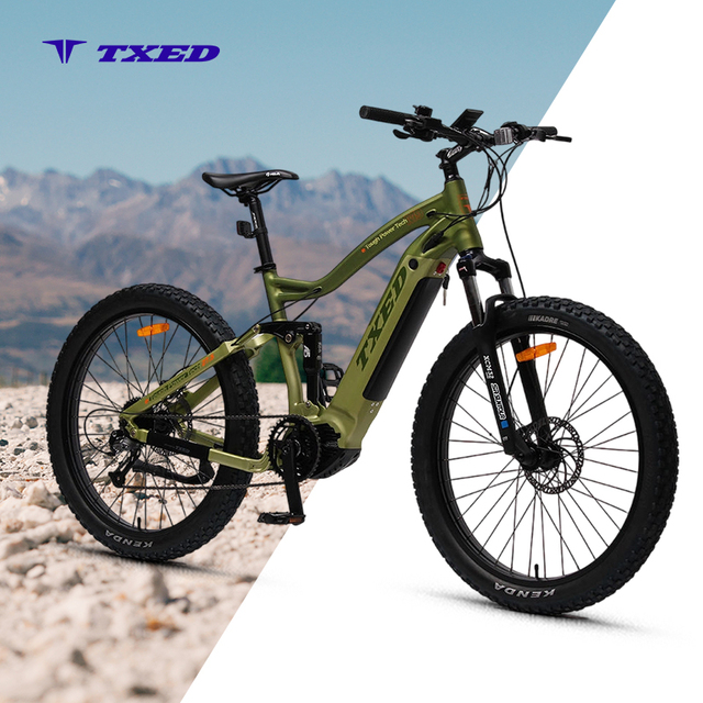 TXED Hot Selling 27.5 Classic Road Bike Aluminum Electric Bike High Power 48V EMTB Hydraulic Disc Brake 50-60km Range