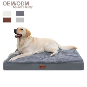 Cama para Perro de Lujo, Resistente, con Funda Extraíble, de Fibra Sólida, Impermeable, Ortopédica, con Espuma de Caja de Huevos, para Jaula - Product Image 2