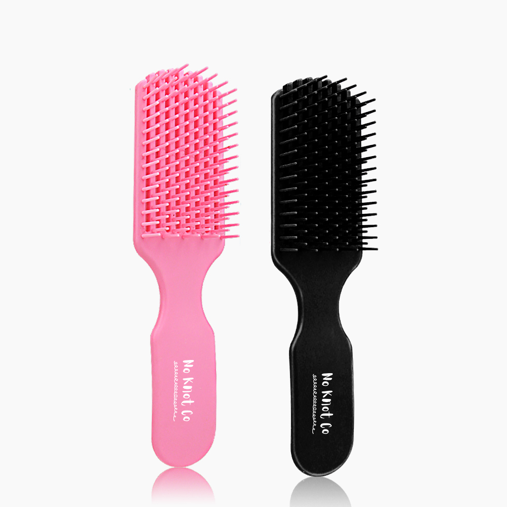 Detangle New design flexible quick self cleaning magic vent hair brush, Detangling Hair Brush