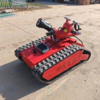 Robot de lutte contre les incendies télécommandé, chenillé, anti-explosion, moniteur incendie, équipement spécial, sauvetage d'urgence, stockage d'hydrocarbures