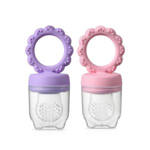 JiaZhiLe 2024 Chupete de Silicona con Forma de Girasol, Alimentador de Frutas y Mordedor, Libre de BPA, para Bebés de 0 a 12 Meses - Product Image 1