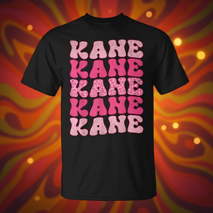 Kane T-shirt rétro vintage personnalisé au design original, noir, vêtements pour hommes - Product Image 3