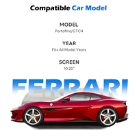 Kit CarPlay sans fil compatible avec l'écran et l'autoradio d'origine pour Ferrari Portofino GTC4 avec écran de 10,25 pouces