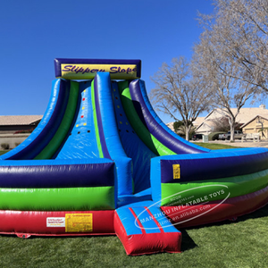 Glissière d'eau gonflable de qualité commerciale avec le <span class=keywords><strong>château</strong></span> gonflable de pente glissante d'enfants et d'adultes de piscine - Product Image 2