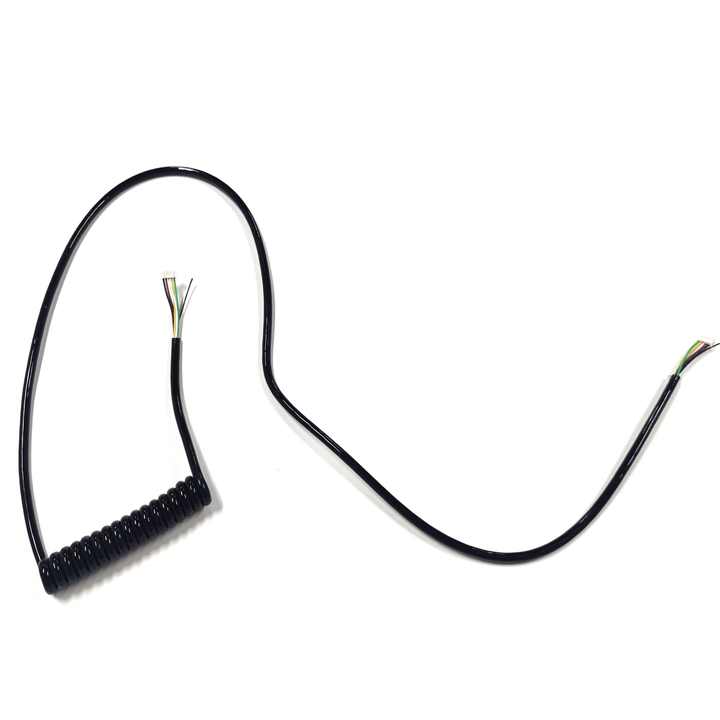 4X0.2MM2 Spiral 3 Wire Cable Electrical Spiral Cables Electrical ...