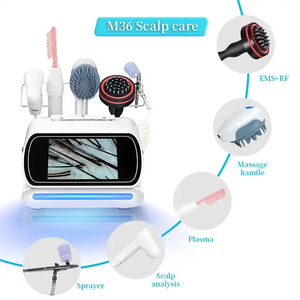 Analizador de Piel y Cabello Profesional 5 en 1, Máquina de Masaje Multifuncional para el Análisis del Cuero Cabelludo, Cuidado del Cuero Cabelludo y Crecimiento del Cabello - Product Image 6